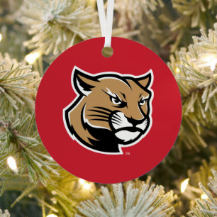 SIUE Holiday Metal Ornament