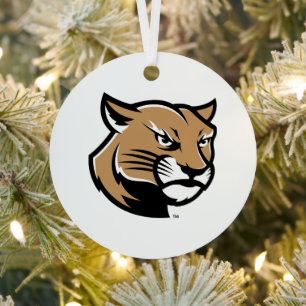 SIUE Holiday Metal Ornament