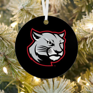 SIUE Holiday Metal Ornament