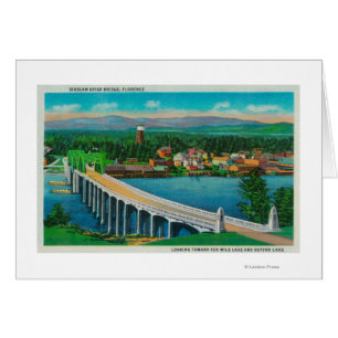 Siuslaw River Bridge in Florence, Oregon