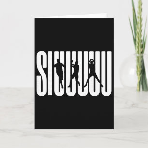 Siuuu Soccer Lovers Present For Fan Kid's Boys Card