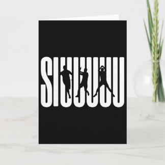 Siuuu Soccer Lovers Present For Fan Kid's Boys  Card