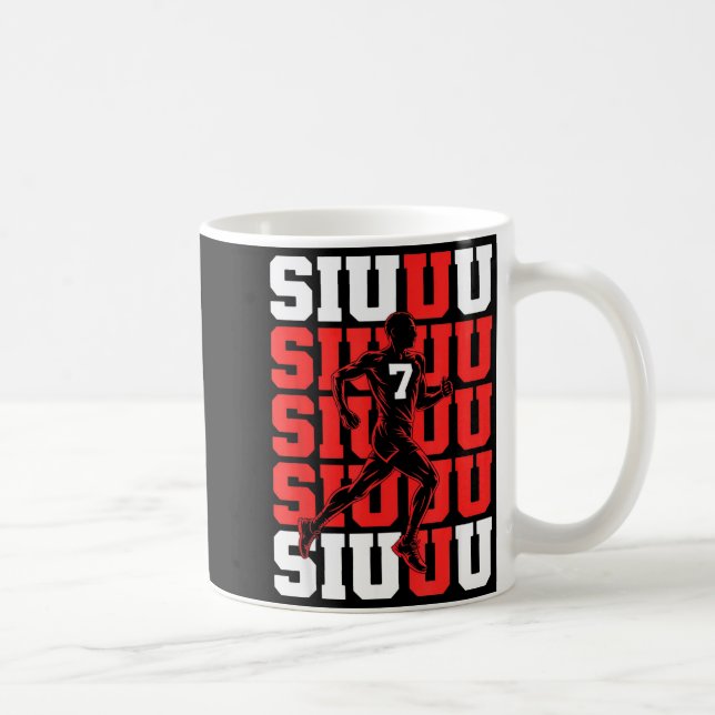 Siuuuu Fan Soccer Lovers Soccer s Player Coffee Mug (Right)