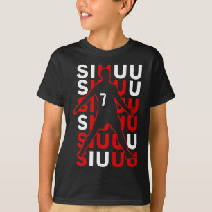 Siuuuu Funny Soccer Present For Soccer Lovers Fan T-Shirt