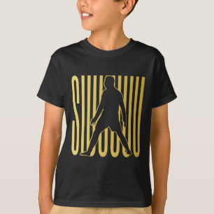 Siuuuu Funny Soccer Present For Soccer Lovers Fan  T-Shirt