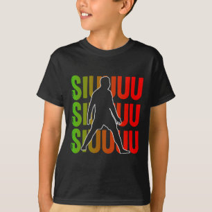 Siuuuu Funny Soccer Present For Soccer Lovers Fan T-Shirt