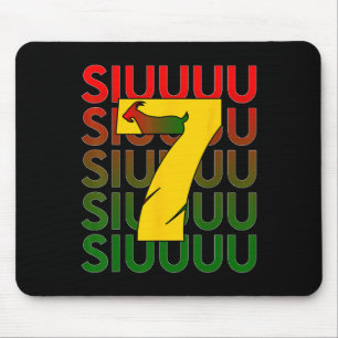 Siuuuu Goat Soccer Boys Men Women Soccer Player Mouse Pad