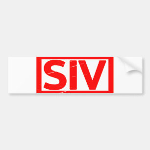 Siv Stamp Bumper Sticker