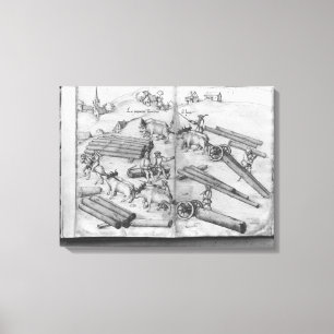 Siver mine of La Croix-aux-Mines, Lorraine Canvas Print