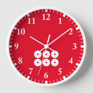 Six coins for the Sanada family Round Clock