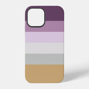 Six Colours - Blue Violet Purple Pink Grey Yellow iPhone 12 Case