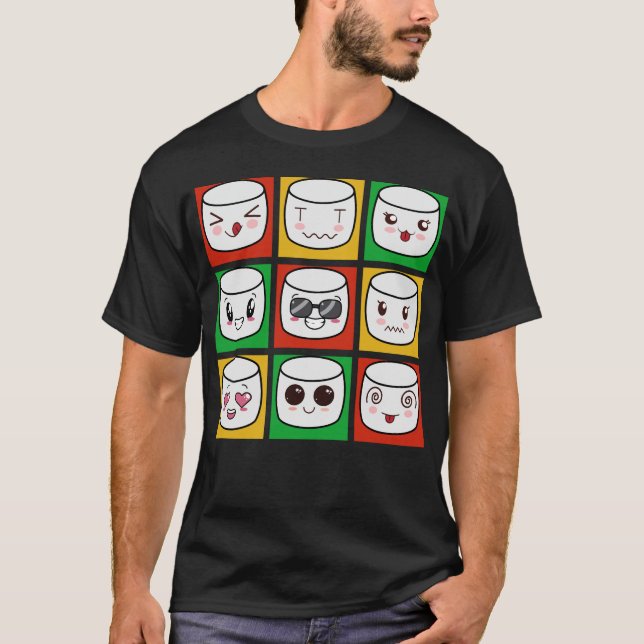 six cool marshmallows in a box T-Shirt (Front)