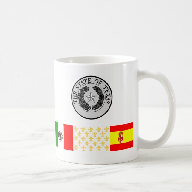 Six drapeaux de tasse du Texas (Droite)