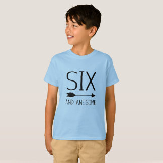 Six et 6ème T-shirt impressionnant de cadeau