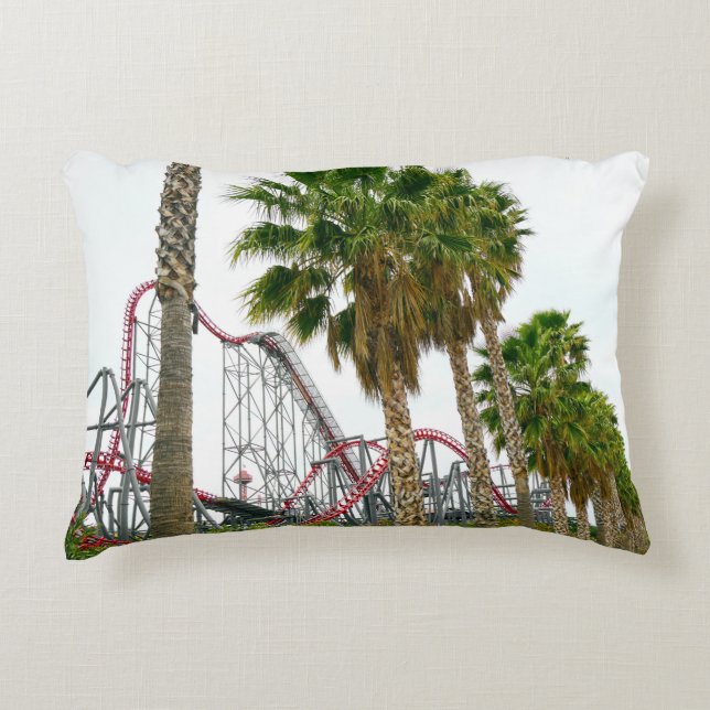 Six Flags Magic Mountain Accent Pillow (Front)