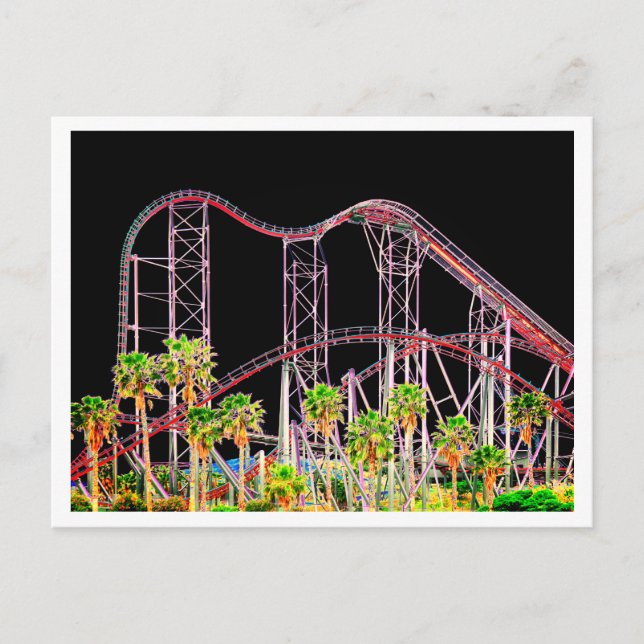 Six Flags Magic Mountain Postcard (Front)