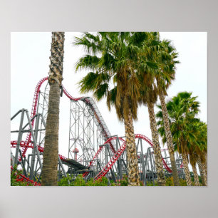 Six Flags Magic Mountain Poster