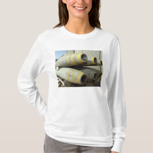 Six GBU-12 bombs sit in a rack T-Shirt
