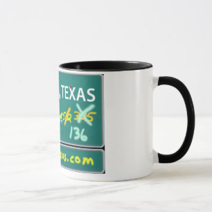 Six hommes, tasse de café du Texas