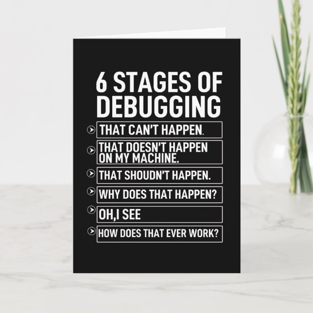 Six Levels Of Troubleshooting Card (Front)