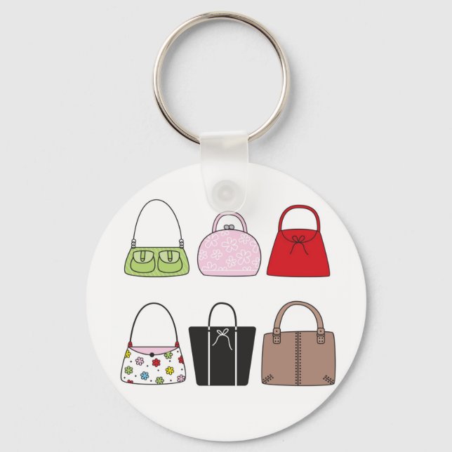 Six Little Purses Keychain (Front)