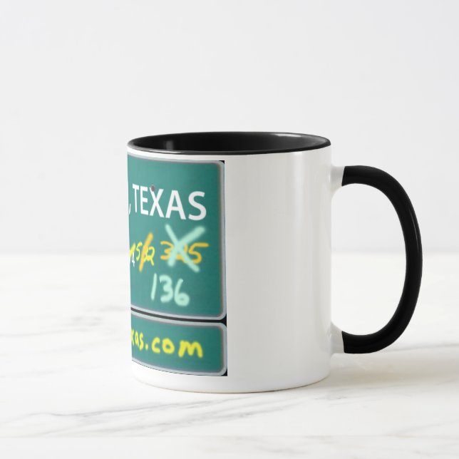 Six Man, Texas coffee mug (Right)