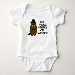 Six more weeks of winter baby bodysuit