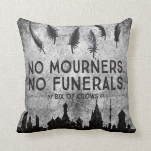Six of Crows quote design Throw Pillow