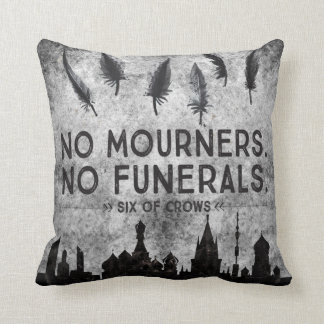 Six of Crows quote design Throw Pillow