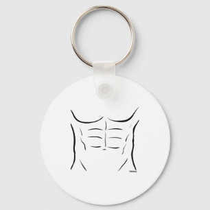 Six Pack Abs  Keychain