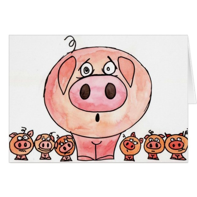 Six petits porcs (Devant horizontal)