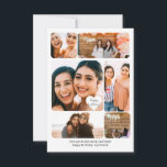 Six Photo Collage Best Friend Happy Birthday Card<br><div class="desc">Oh,  create your own design with several photos of your friend.</div>