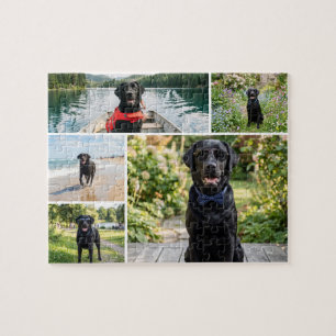 Six Photo Collage Template Jigsaw Puzzle