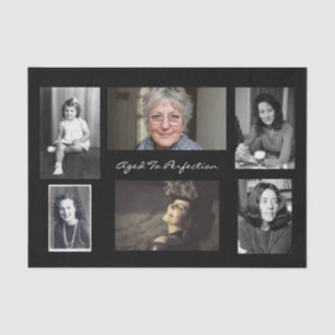 Six Photo Personalized  Tissue Paper