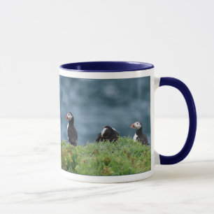 Six Puffins Mug