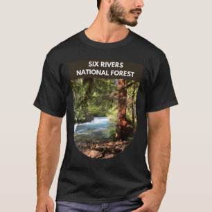 Six Rivers National Forest - California  T-Shirt