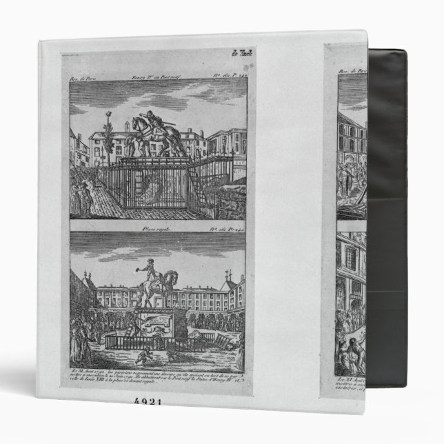 Six royal statues destroyed in Paris Binder (Front/Inside)