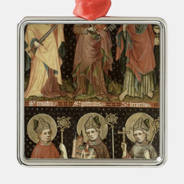 Six Saints Metal Ornament (Front)