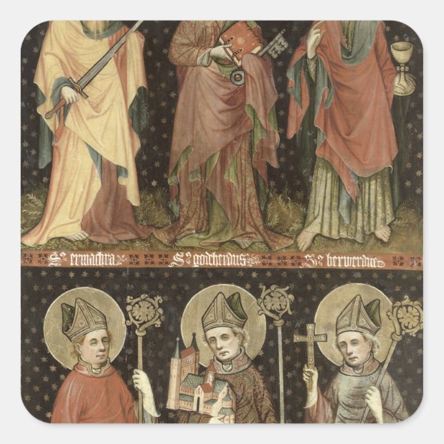 Six Saints Square Sticker (Front)