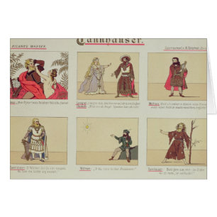 Six scenes relating to the opera 'Tannhauser'