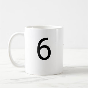 Six sept mèmes de café Mug