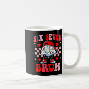 Six seven 67 bruh 6 7 meme baseball ice cream drip coffee mug