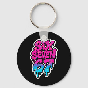 Six Seven 67 Bysebyll Ice Cream Drip Mason Meme Ki Keychain