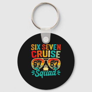 Six Seven 67 Cruise Squad 2025 Funny Kids Cruise M Keychain