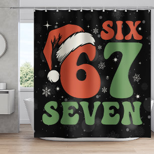 Six Seven 67 Funny Santa Hat Christmas Xmas Meme