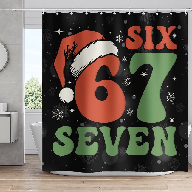 Six Seven 67 Funny Santa Hat Christmas Xmas Meme (Creator Uploaded)