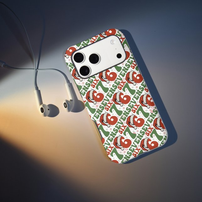 Six Seven 67 Funny Santa Hat Christmas Xmas Meme (Créateur téléchargé)