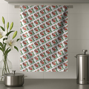 Six Seven 67 Funny Santa Hat Christmas Xmas Meme Kitchen Towel