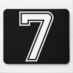 Six Seven 67 Matching Number 7 Halloween Birthday Mouse Pad