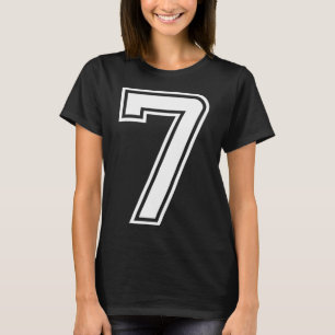 Six Seven 67 Matching Number 7 Halloween Birthday T-Shirt